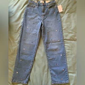 Brand New Embroidered Jeans